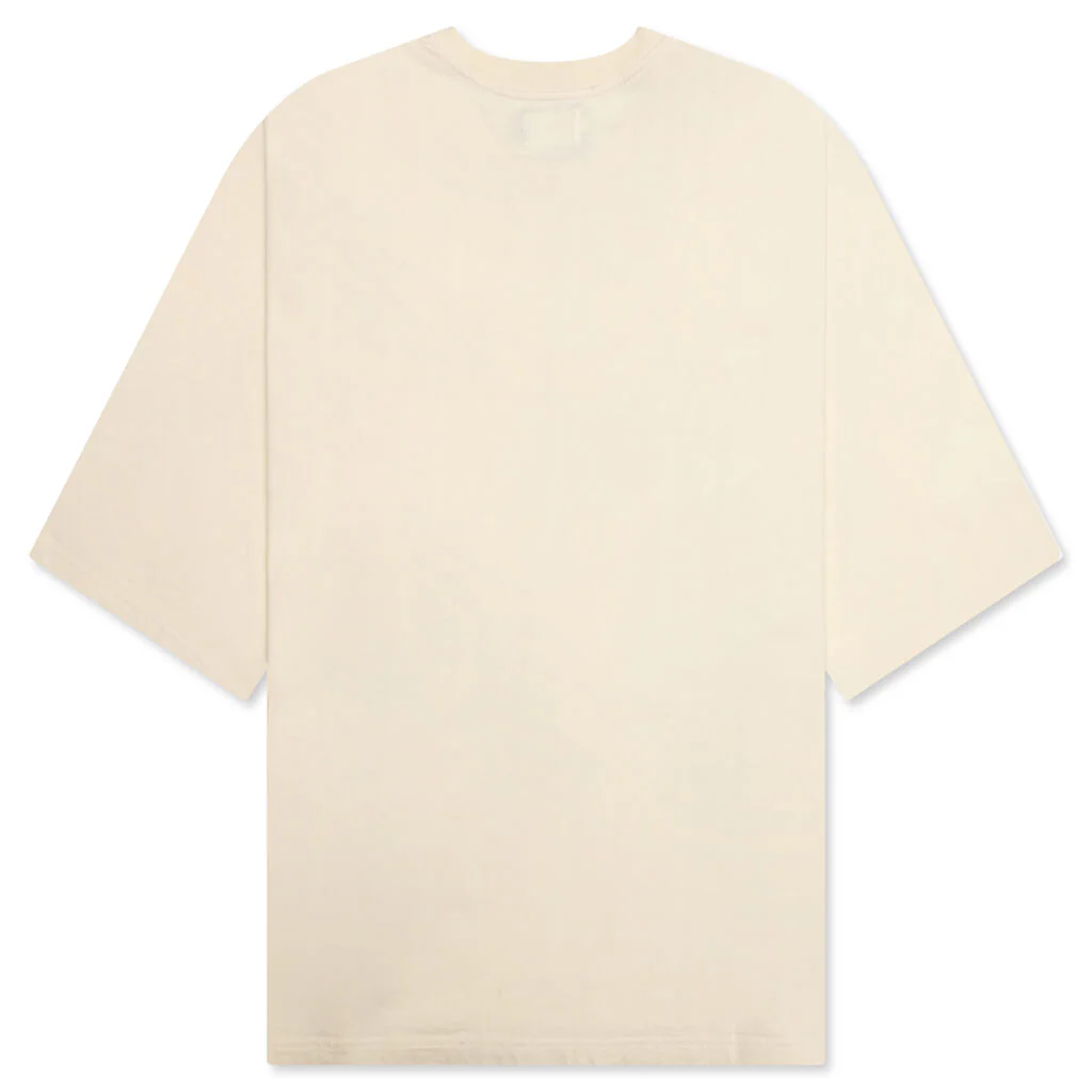 Crest Logo Box Tee - Cream - Image 2