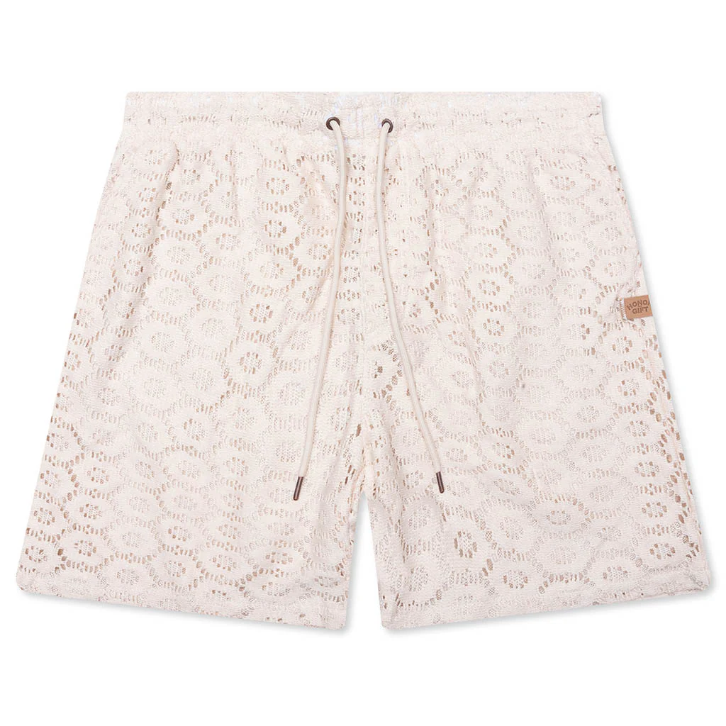 Crochet Short - Bone