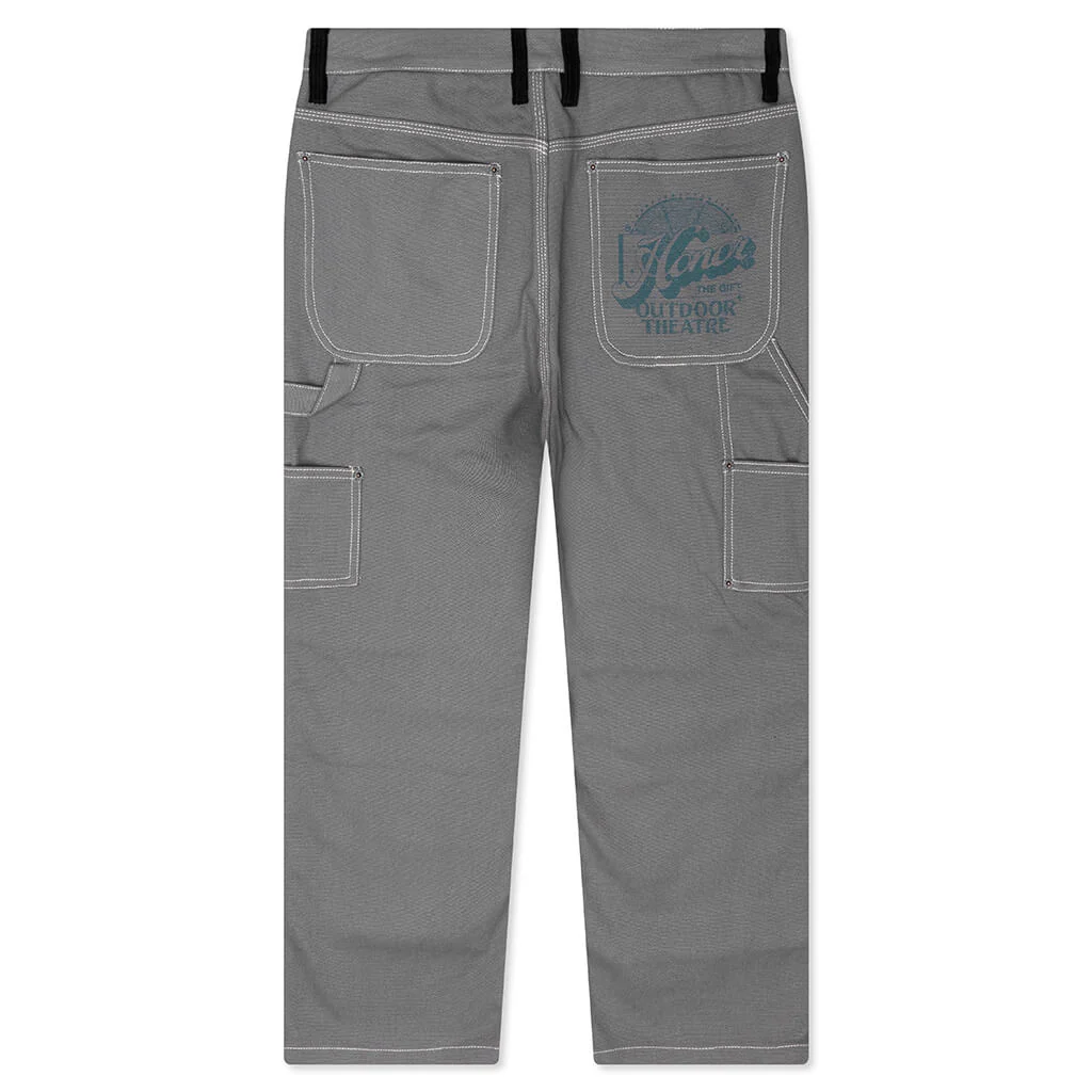 Crop Carpenter Pant - Stone - Image 2