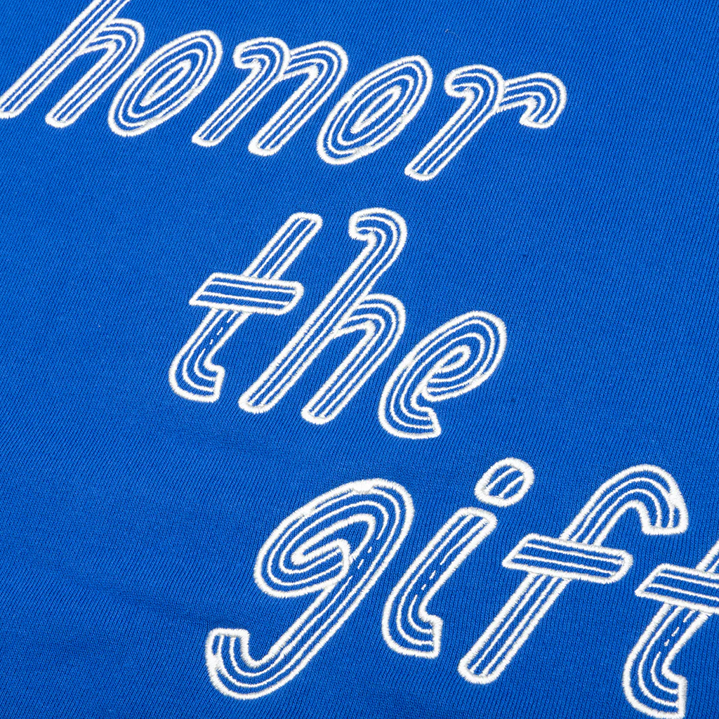 Cursive Honor Hoodie - Blue - Image 4