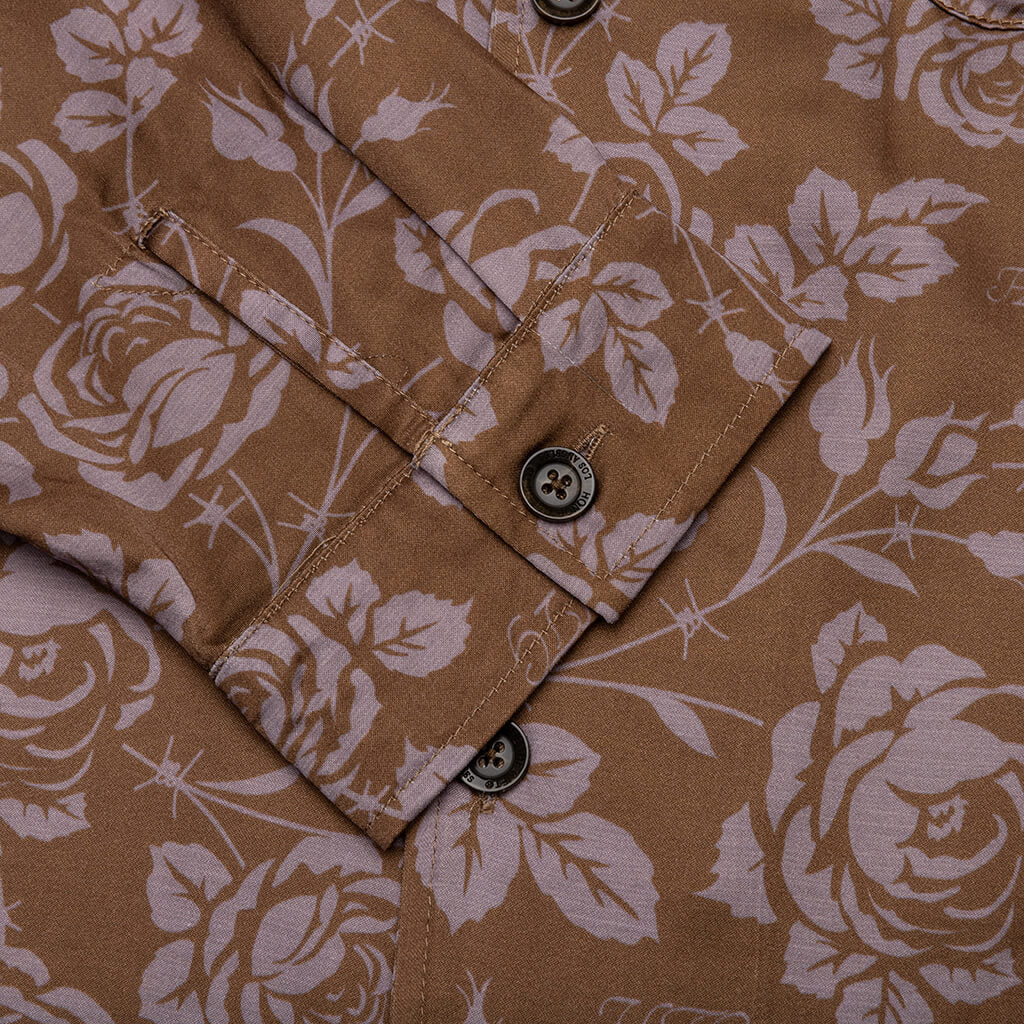 Honor the Gift Patterned Woven L/S - Brown - Image 5