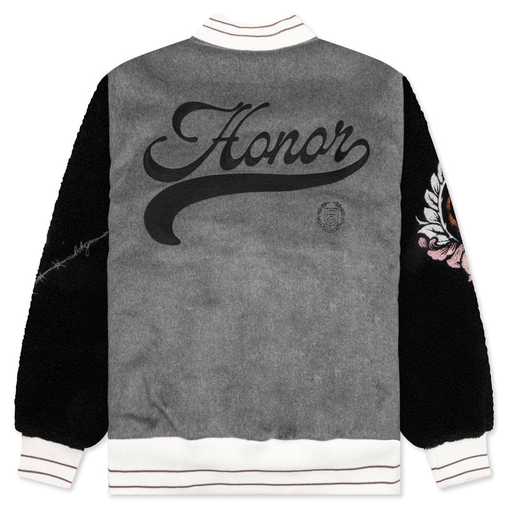 Holiday HTG Letterman Jacket - Grey - Image 2