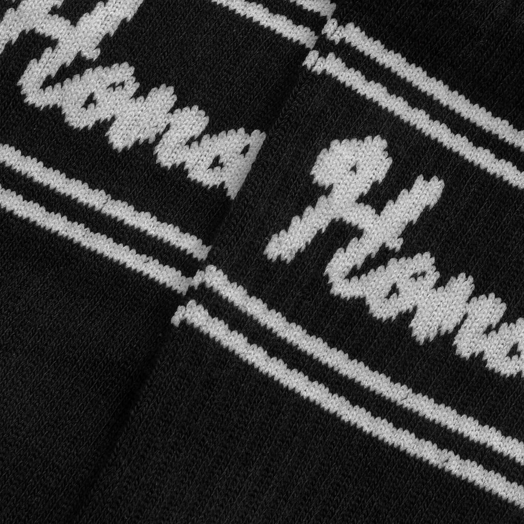 Drive In Striped Ribbed Sock - Black - Image 2