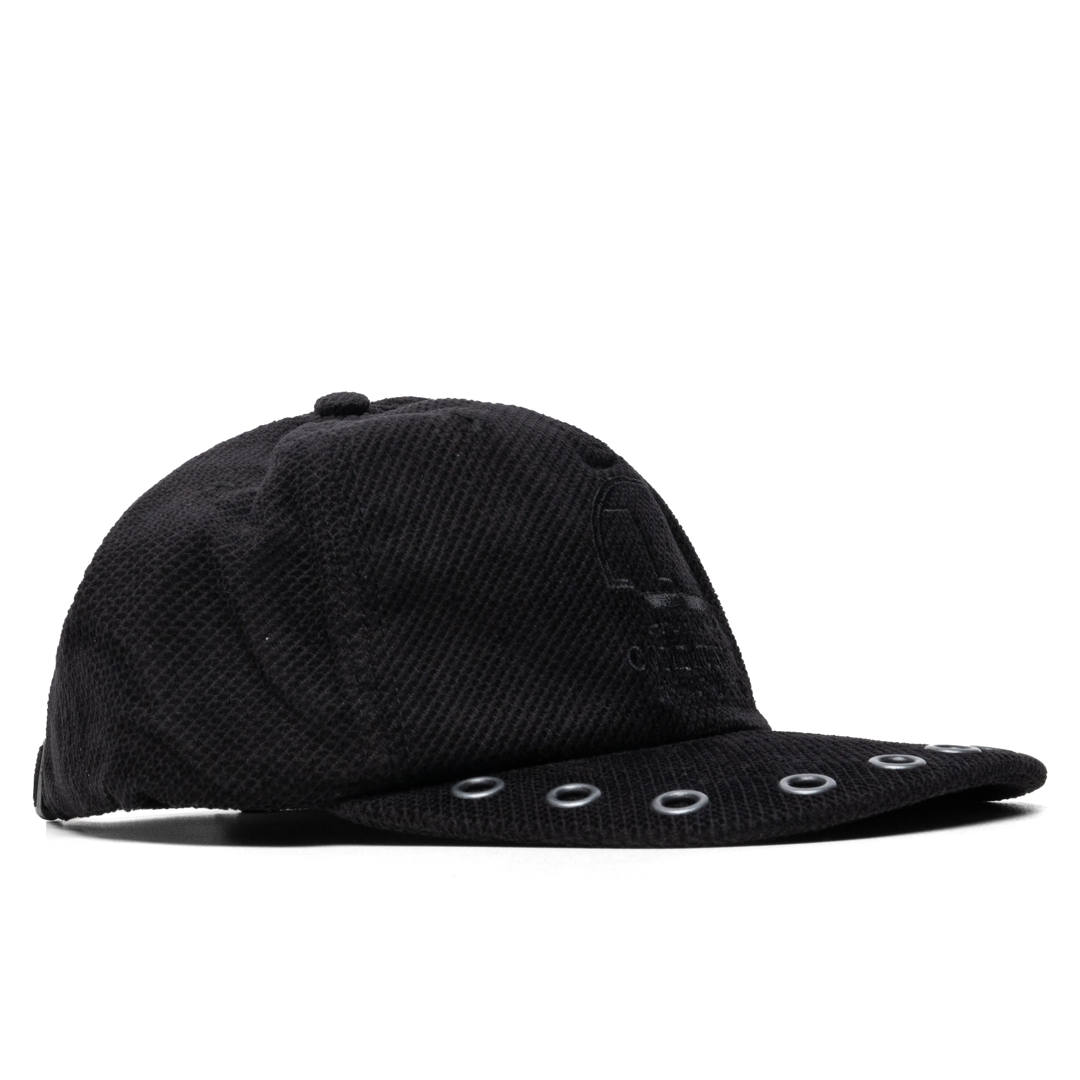 Eyelet Trucker Cap - Black - Image 3