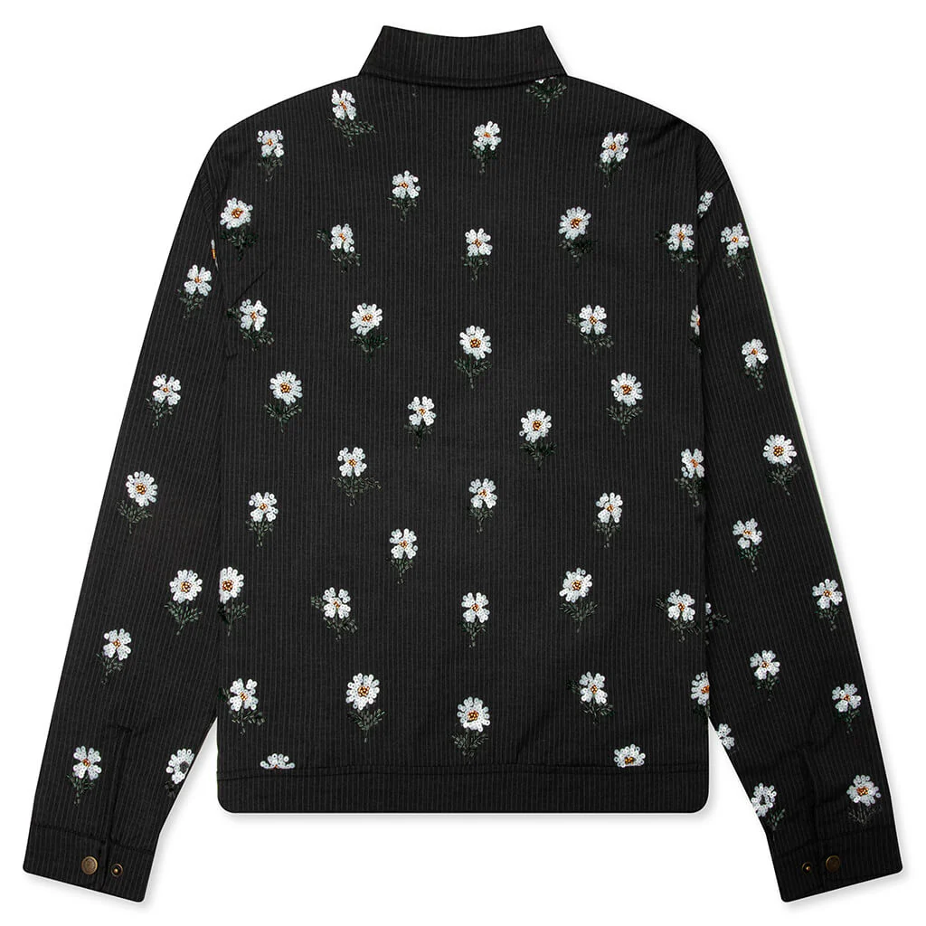 Flowers Beaded Jacket - Black - Image 2