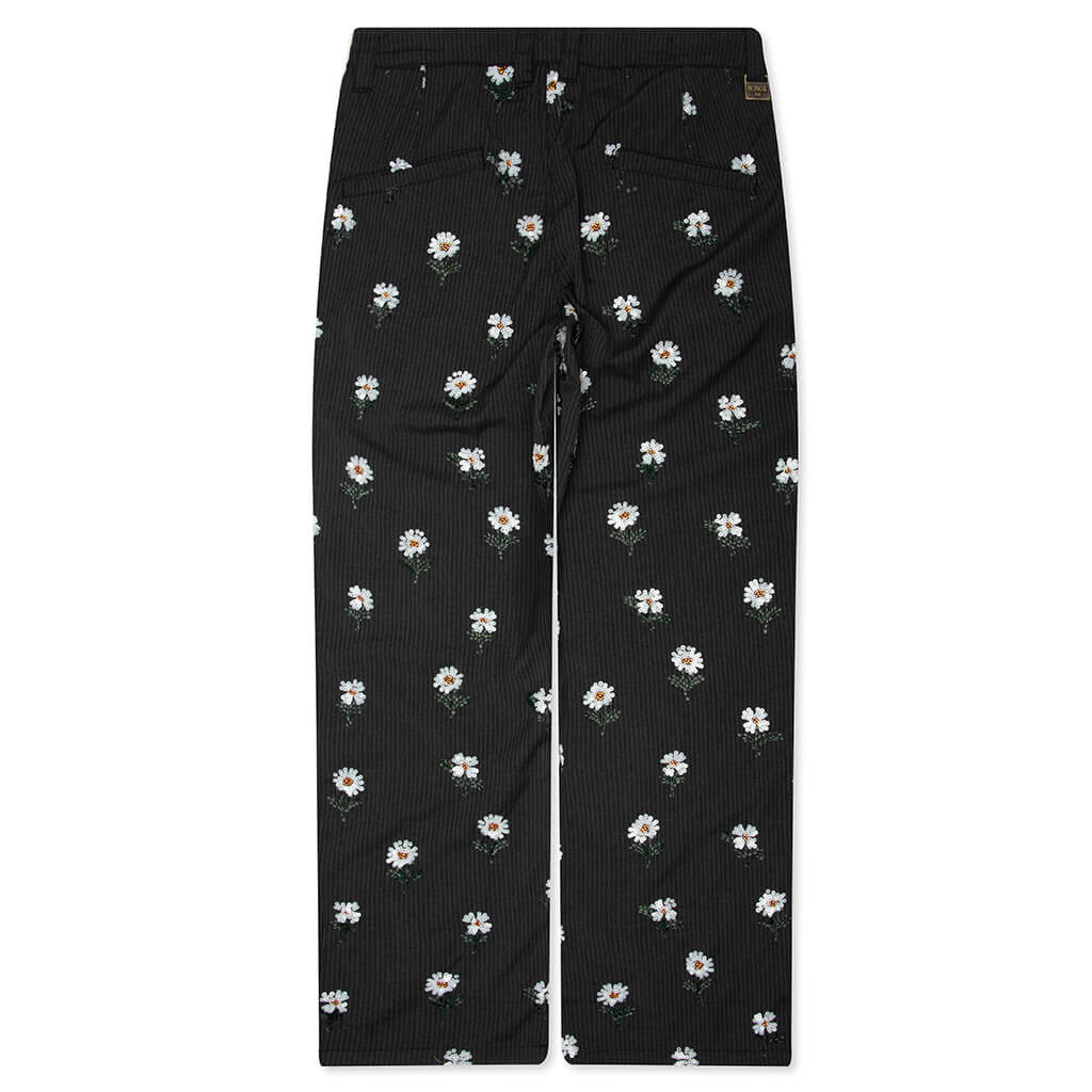 Flowers Beaded Pant - Black - Image 2