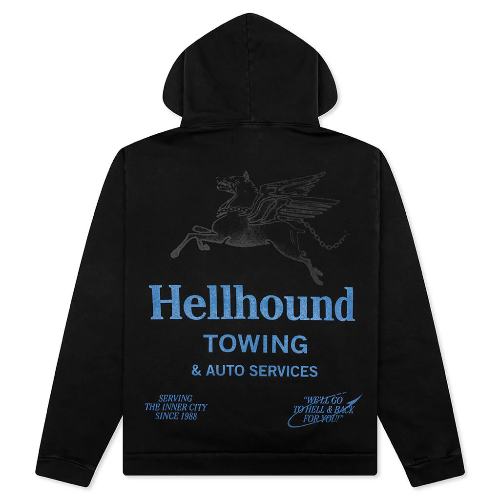 Hellhound Towing Hoodie - Black - Image 2