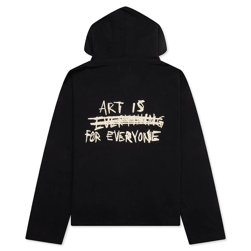 Honor Art Institute Zip Hoodie - Black - Image 2