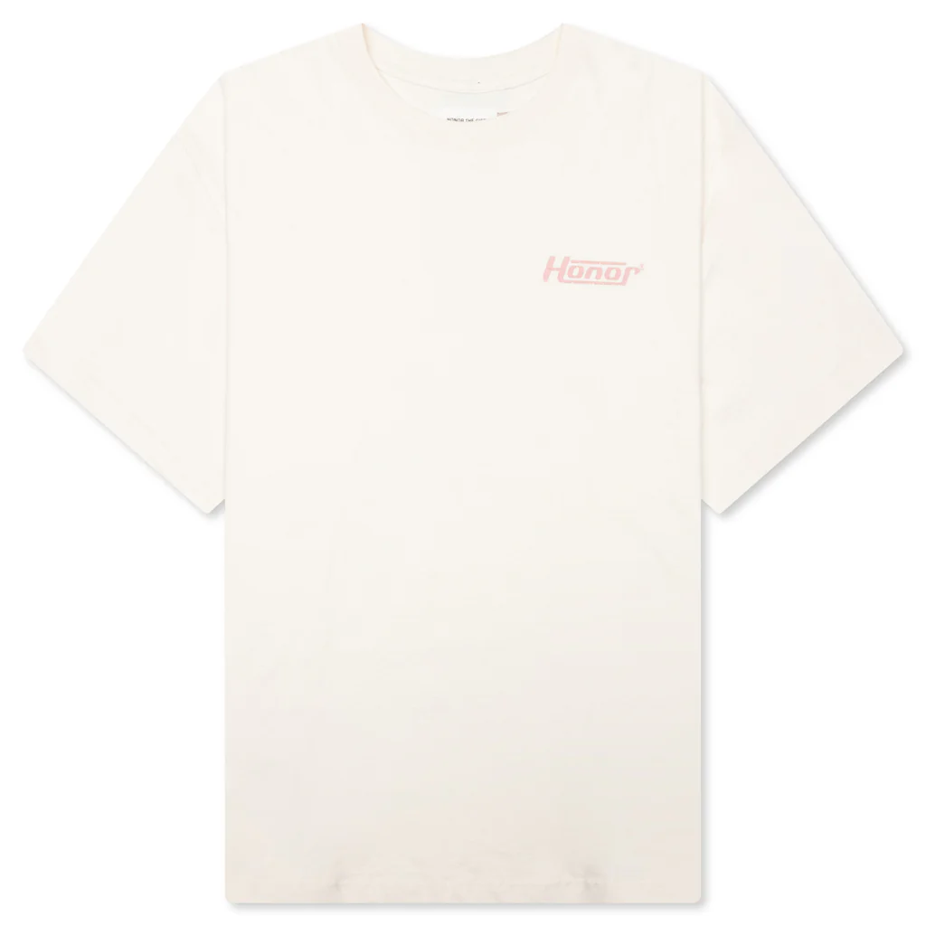 Honor Globe Logo Tee - Cream