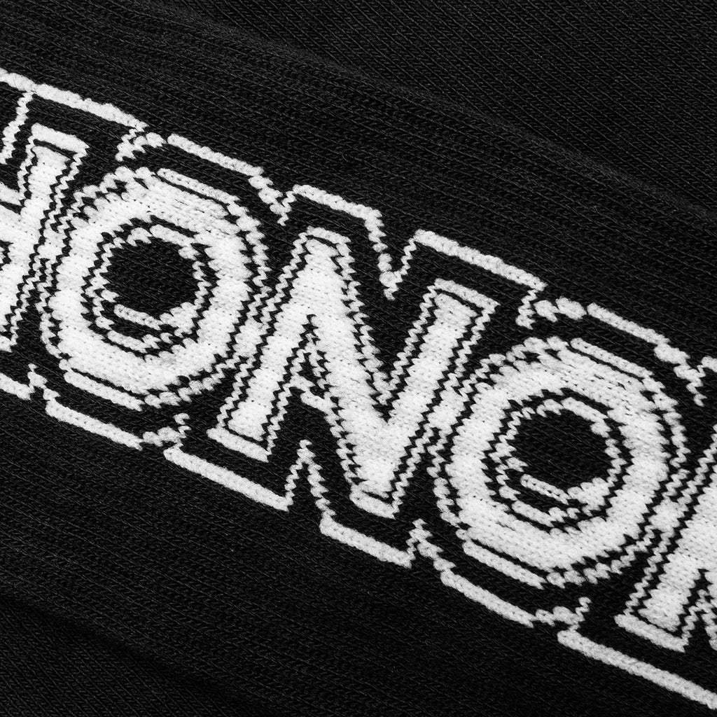 Honor Outline Logo Ribbed Sock - Black - Image 2