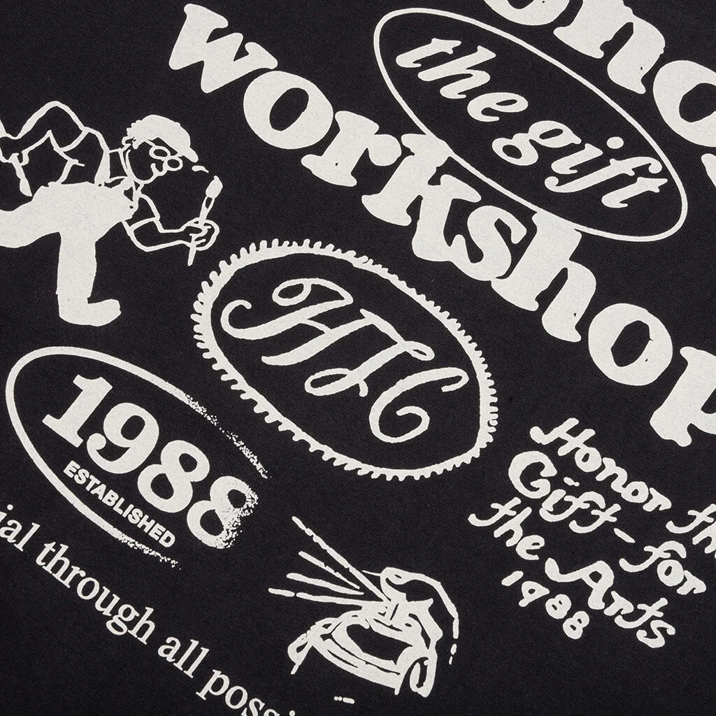 Honor Workshop Tee - Black - Image 4