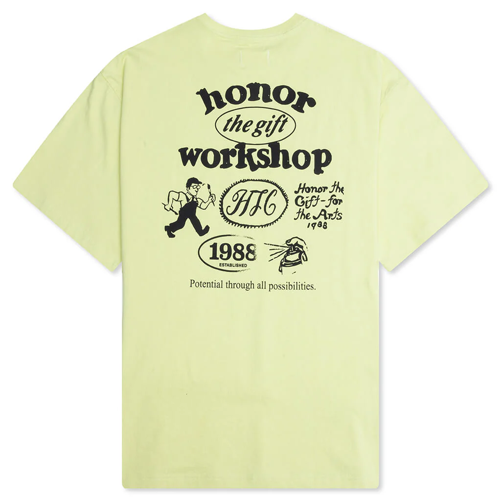 Honor Workshop Tee - Green - Image 2