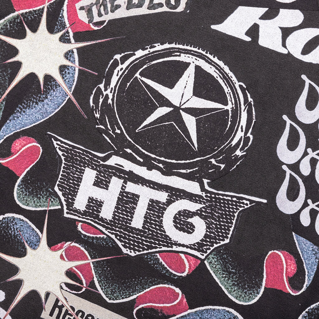 HTG Hotel Collage S/S Tee - Black - Image 4