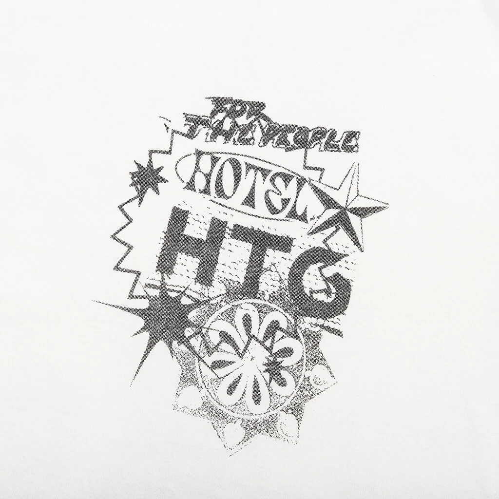 HTG Hotel Collage S/S Tee - White - Image 3