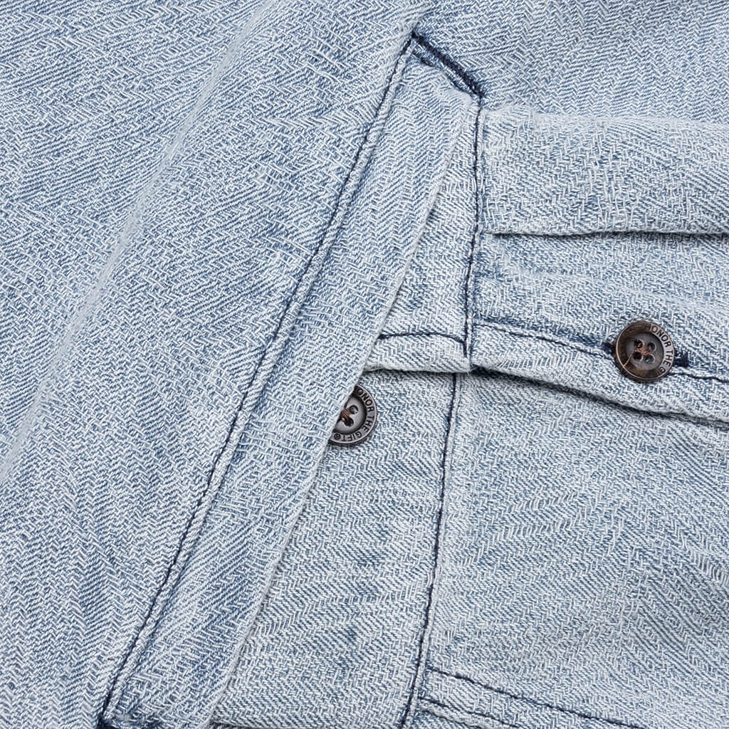 Indigo Cover Shirt - Light Indigo - Image 5