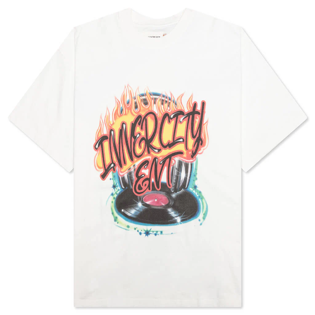Inner City Airbrush Art S/S Tee - White