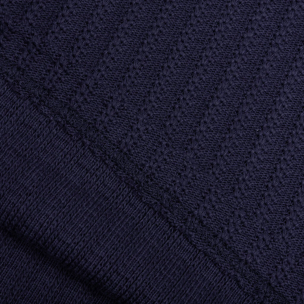 Knit Box Tee - Navy - Image 4