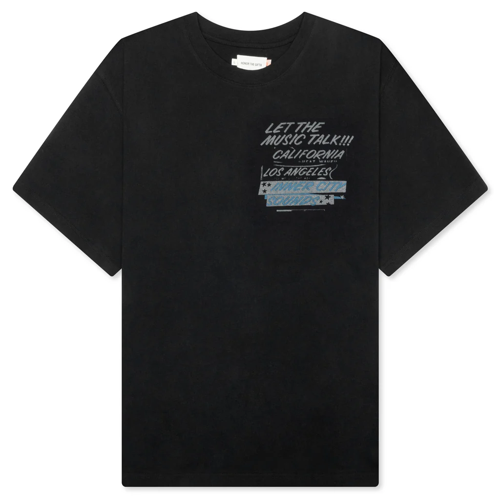 Music Language Tee - Black