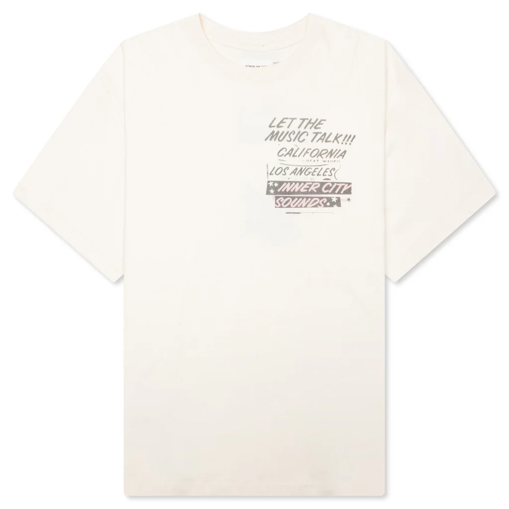 Music Language Tee - Cream