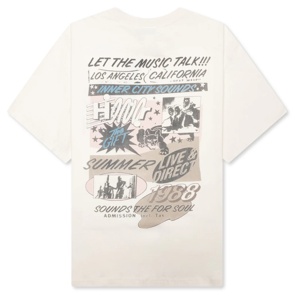 Music Language Tee - Cream - Image 2