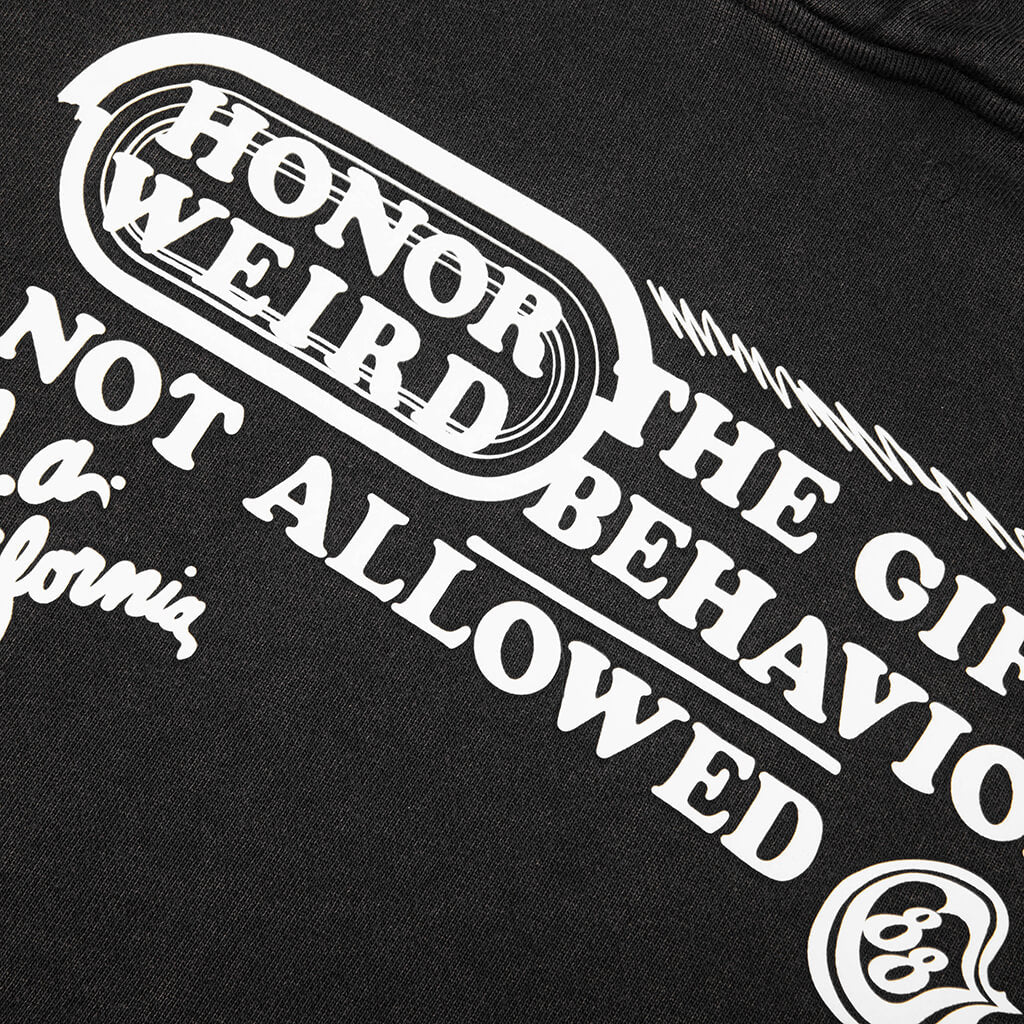 Not Allowed Hoodie - Black - Image 3