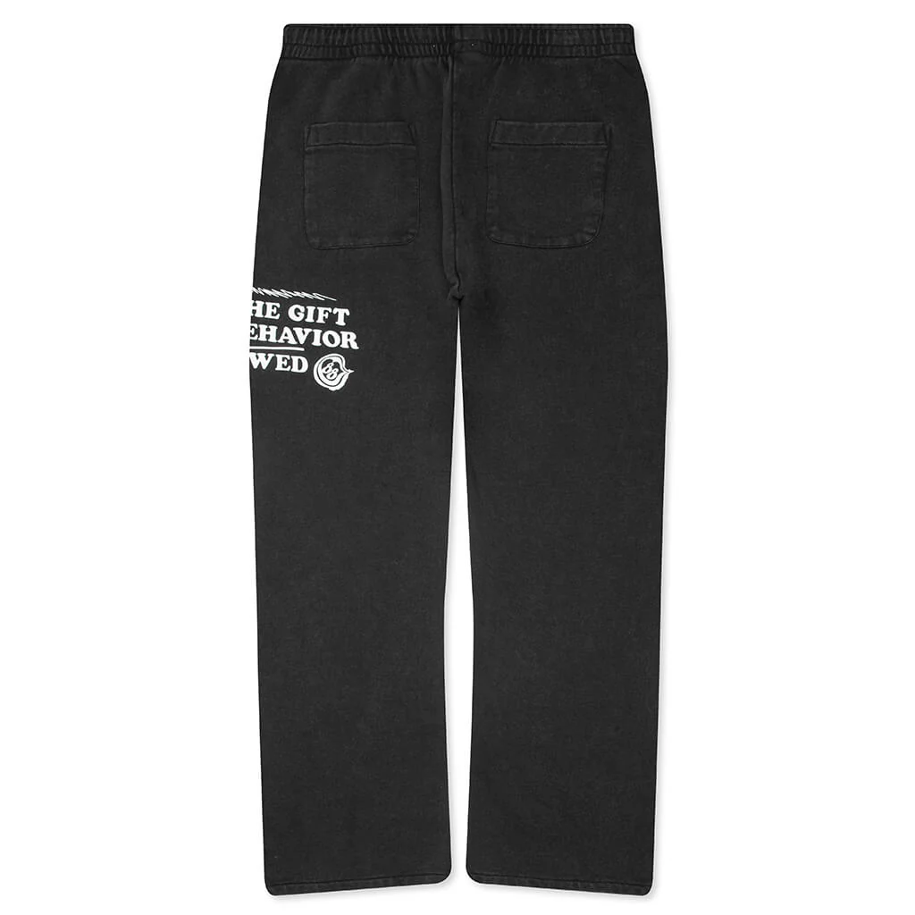 Not Allowed Sweats - Black - Image 2
