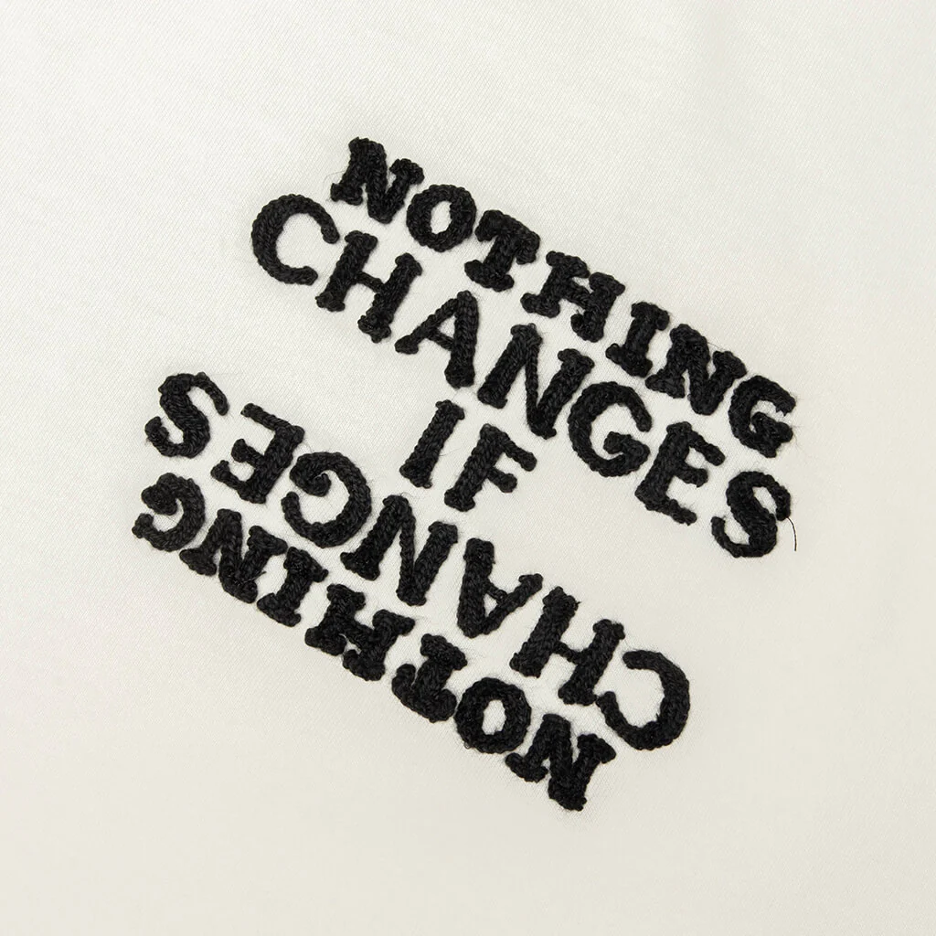 Nothing Changes Tee - White - Image 3
