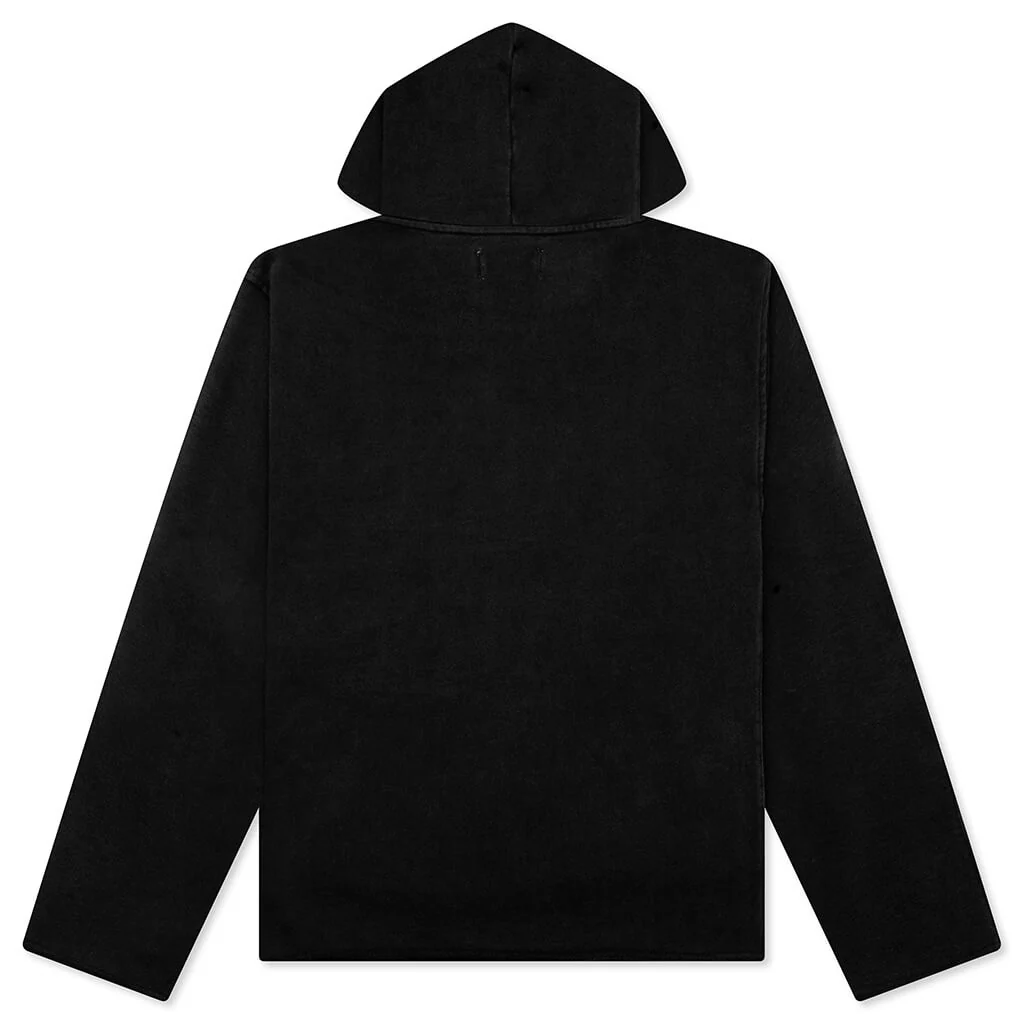 Oil Vintage Hoodie - Black - Image 2