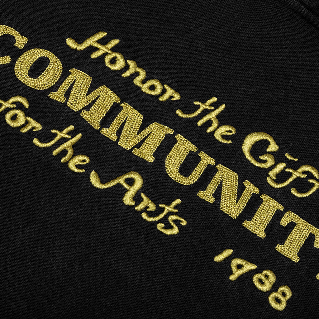 Oil Vintage Hoodie - Black - Image 3