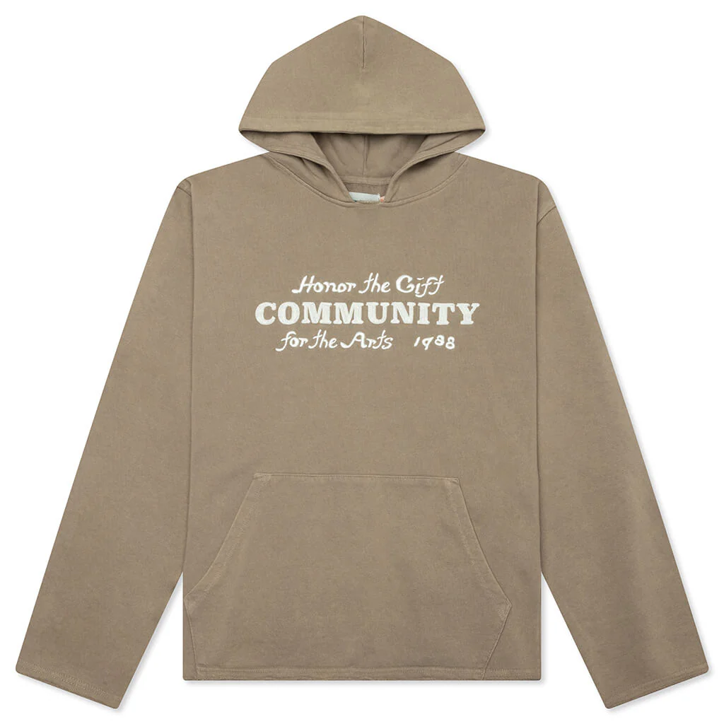 Oil Vintage Hoodie - Pebble