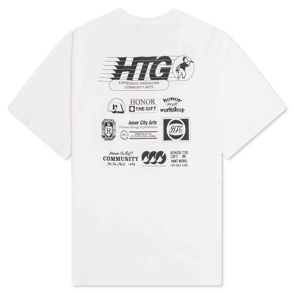 Paint Works Tee - Bone - Image 2