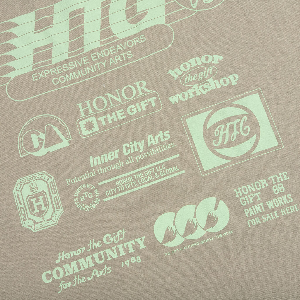 Paint Works Tee - Taupe - Image 4