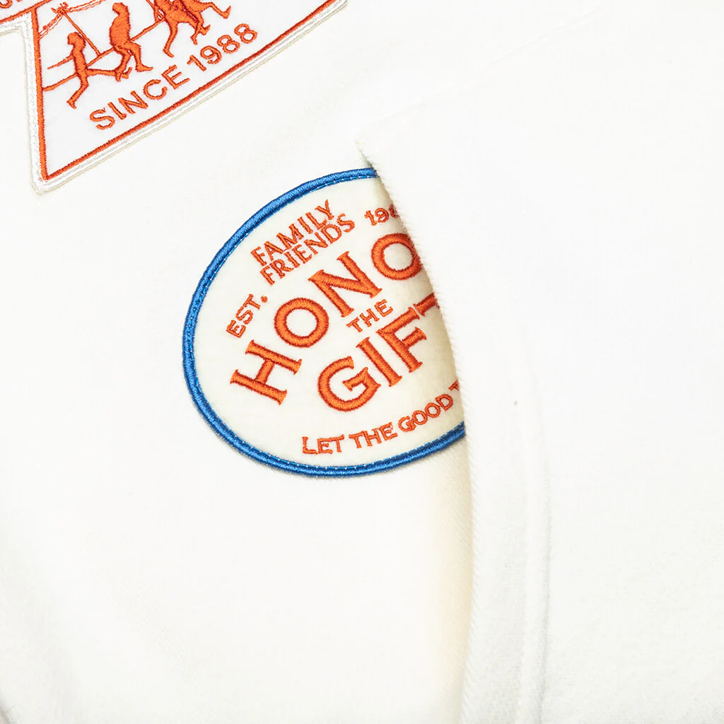 Patchwork Party Hoodie - Bone - Image 5