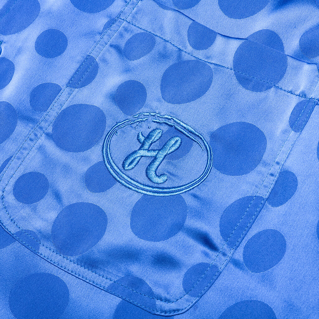 Polka Dot Camp Shirt - Blue - Image 3