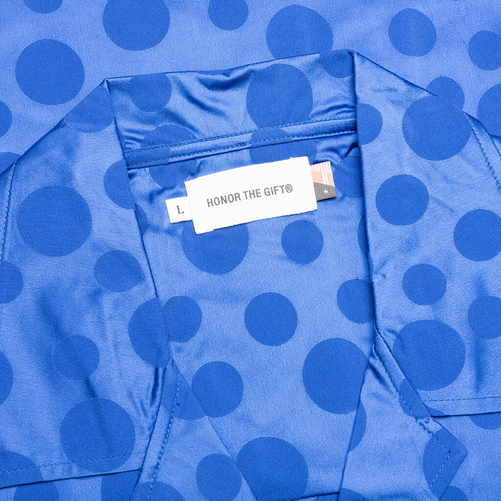 Polka Dot Camp Shirt - Blue - Image 4
