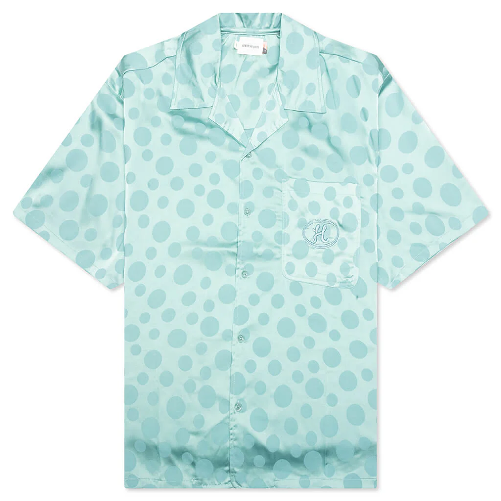 Polka Dot Camp Shirt - Green