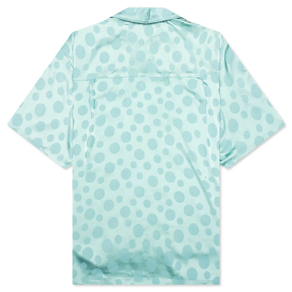Polka Dot Camp Shirt - Green - Image 2