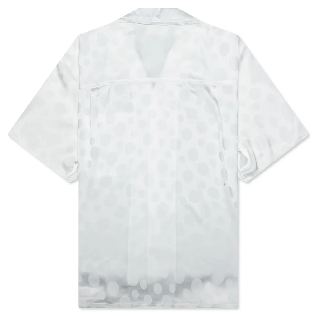 Polka Dot Camp Shirt - White - Image 2