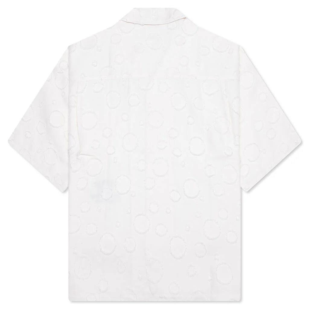 Polka Dot Camp Shirt - White - Image 2