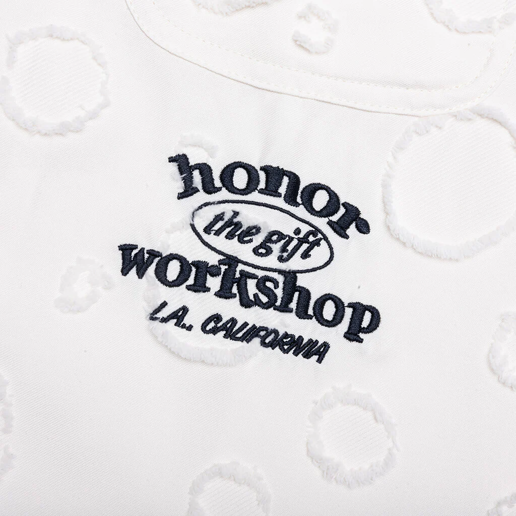 Polka Dot Camp Shirt - White - Image 4