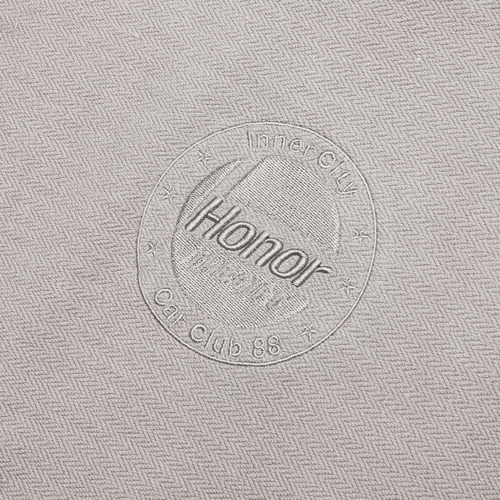 Race Herringbone Hoodie - Stone - Image 3