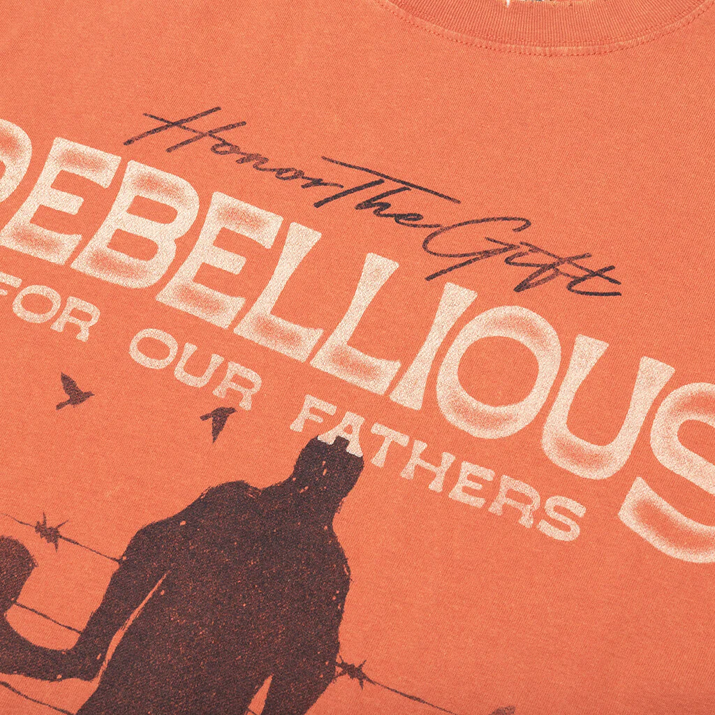 Rebellious for Our Fathers S/S Tee - Brick - Image 4