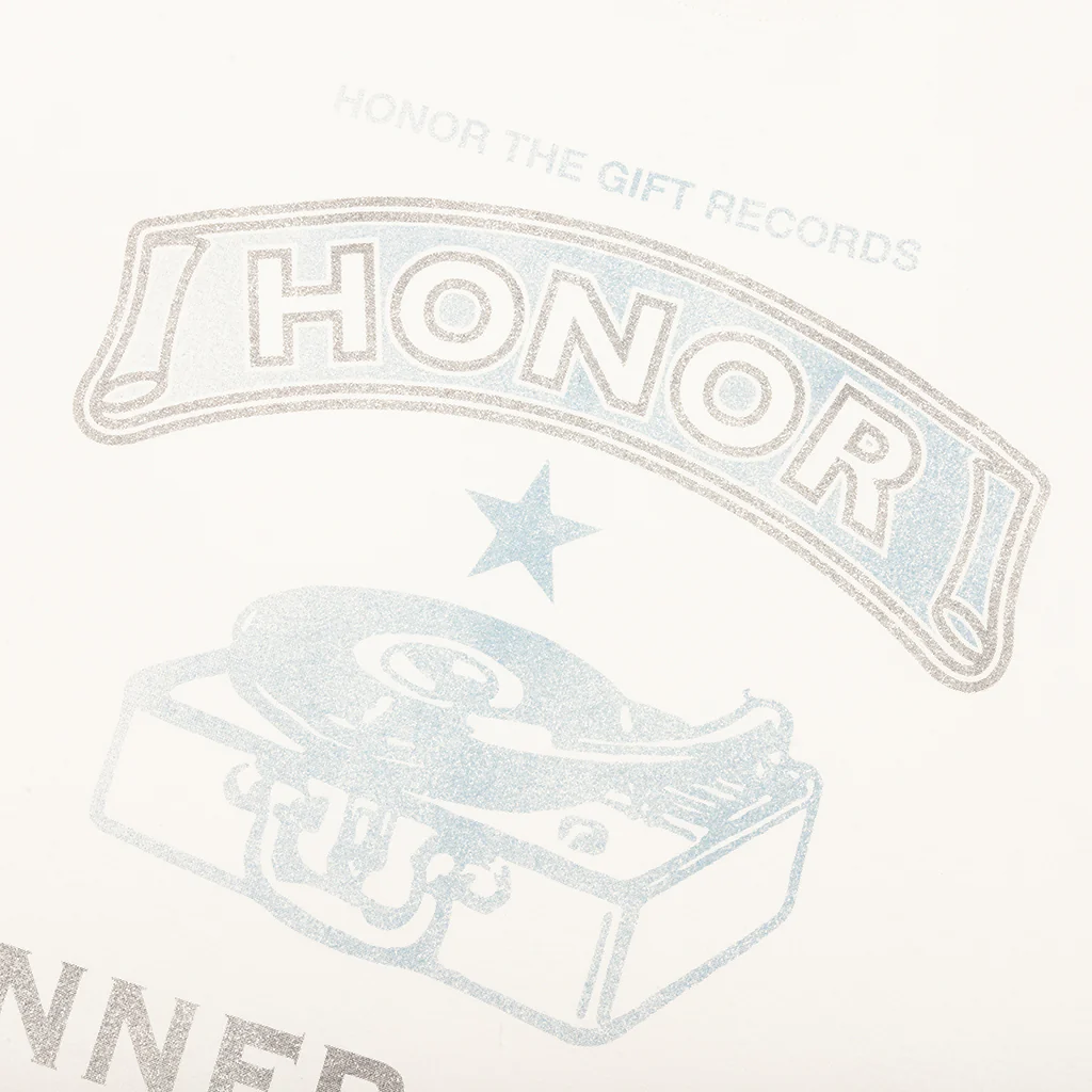 Records Tee - Cream - Image 4