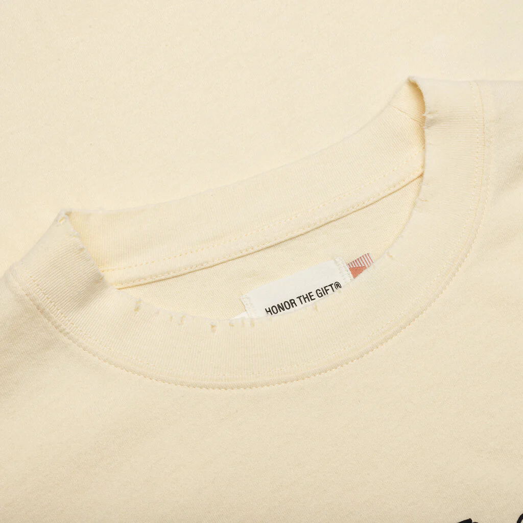 Retro Honor Tee - Tan - Image 3