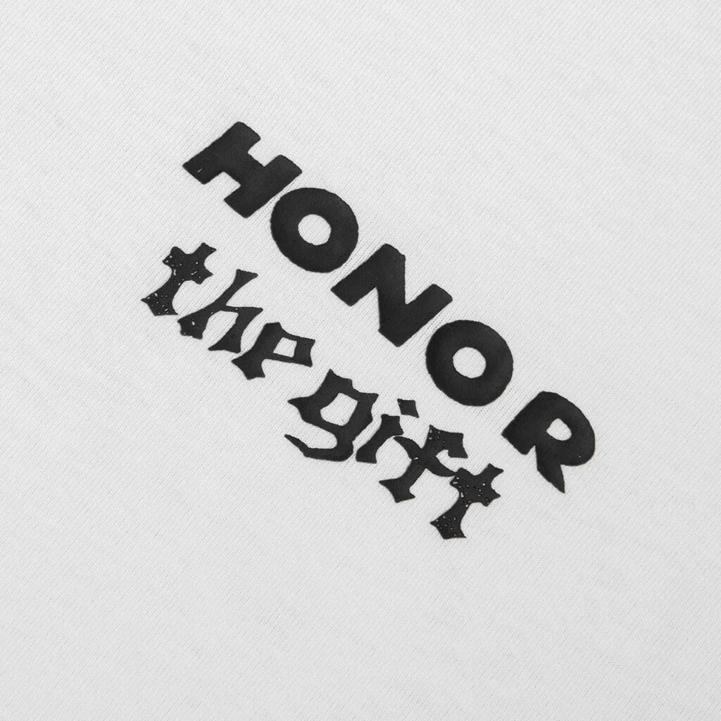 Running Shit L/S Tee - White - Image 3