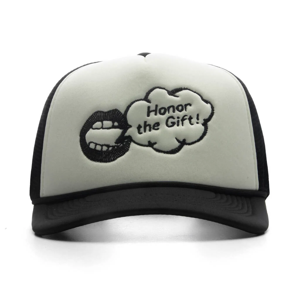 Speak Trucker Cap - Black