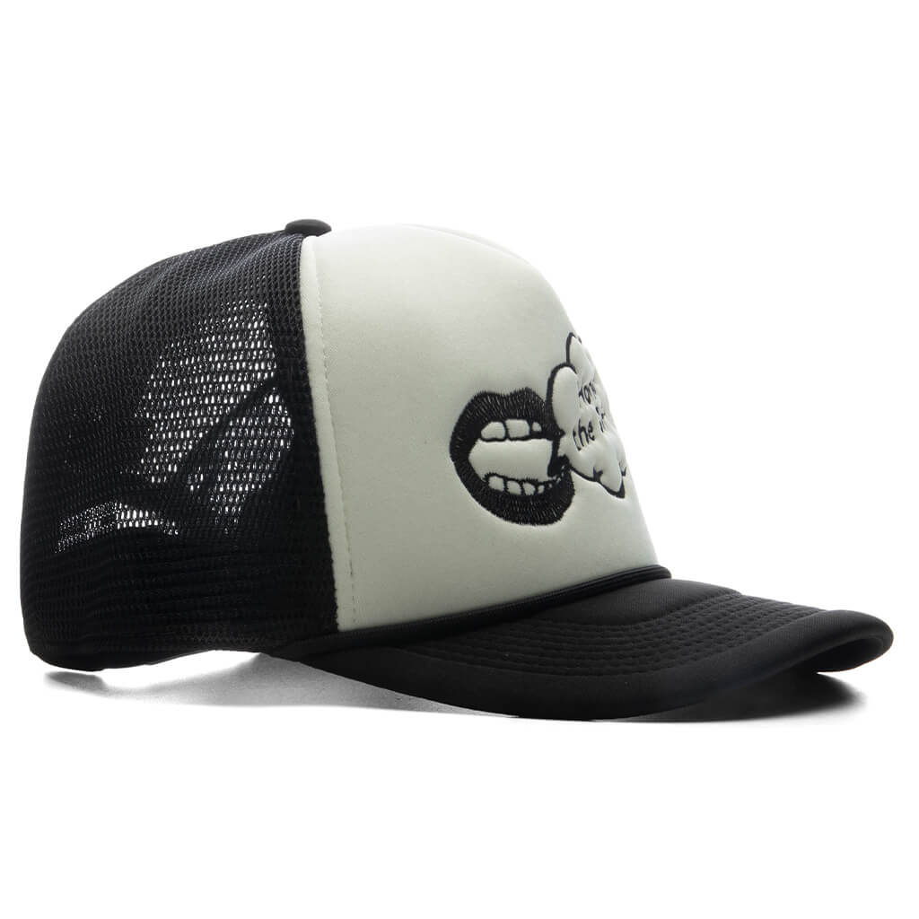 Speak Trucker Cap - Black - Image 2