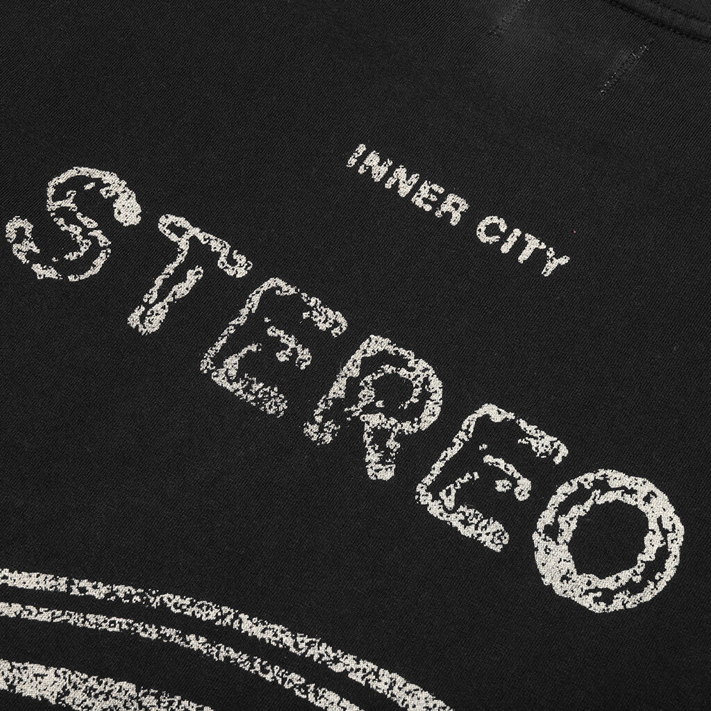 Stereo Mono Tee - Black - Image 4