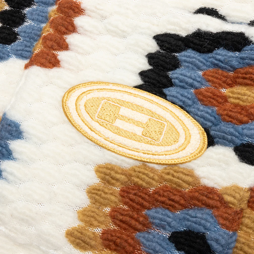 Textured Full Zip - Cream - Image 4