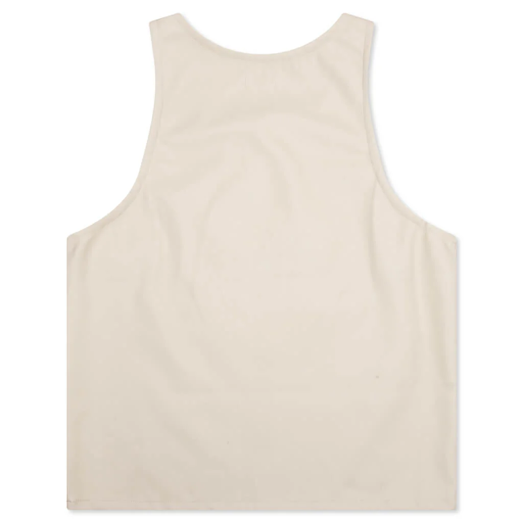 Vegan Leather Tank - Bone - Image 2